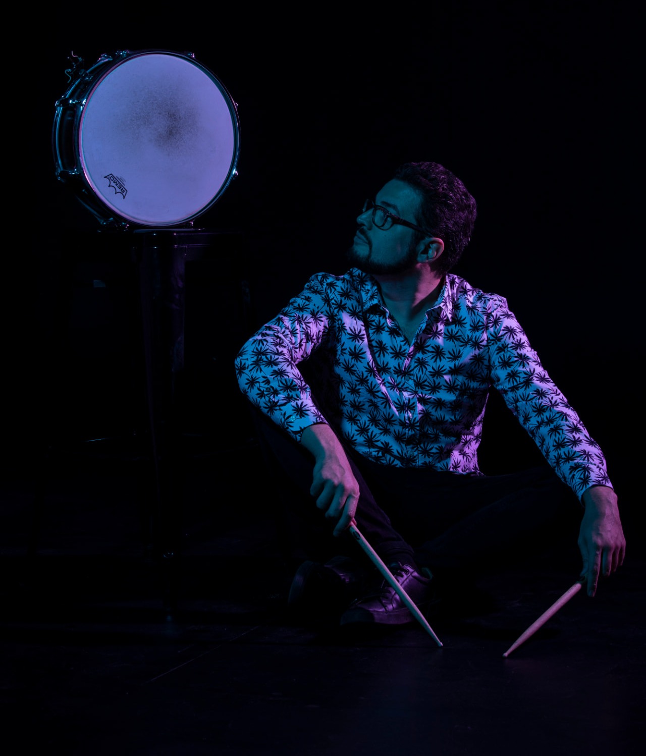 Andrea Varolo nel suo studio